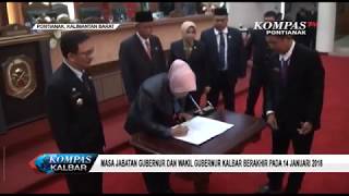 Masa Jabatan Gubernur dan Wakil Gubernur Kalbar Berakhir pada 14 Januari 2018