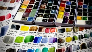 Entire Watercolour Collection 2023 | Watercolour Palettes + SWATCHES