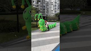 LÀM XE LỬA HÌNH CON SÂU BƯỚM #shorts #funny #funnyvideo