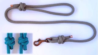 Make a Dog Leash out of Single Rope - Matthew Walker Knot Version - DIY - CBYS Tutorial