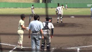 2012/4/30　山下勇斗（作新学院）　ピッチャー強襲ヒット