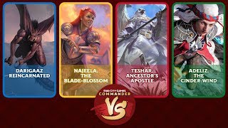 Commander VS S15E4: Darigaaz VS Najeela VS Teshar VS Adeliz [EDH]