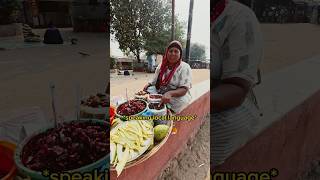 $0.35 Fruit in India 🇮🇳 #streetfood #travel #streetfoodindia