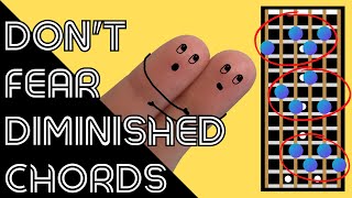 This DIMINISHED TRICK will TRANSFORM your chord progressions | Diminished Passing Chords on Guitar