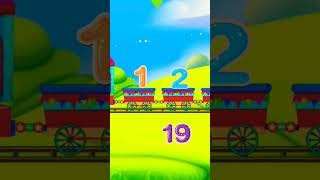 Missing Number [ 4 ] 123 Numbers with train Learning for kids #123 #song #shorts #viral #kids