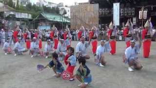 なにわ連 2015 08 23 天神天満阿波おどり本殿前