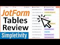 Why JotForm Tables are Better than a Spreadsheet!