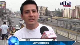 ALFA NOTICIAS - DELINCUENTES ATEMORIZAN A ESTUDIANTES DE LA UNI