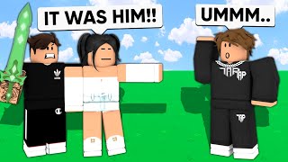 I Made A GIRL Mad, and Her BOYFRIEND Joined.. (Roblox Bedwars)