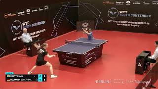 Josephina Neumann (GER) vs Kavya Bhatt (IND) | QF | 2025 WTT Youth Contender Berlin