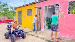 LEÔNCIO PINTA A NOVA CASA DE PILILIU DE ROSA E O CASSETE COMEU 😱 | PILILIU DA RESENHA