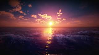 🌊 Welcome to the Deep Ocean Sunset: Calming Wave Sounds & Relaxing Ambience 🌅