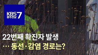 [뉴스]  22번째 확진자 발생...동선·감염 경로는?  2020.02.06 (목) KBS광주 7시 뉴스