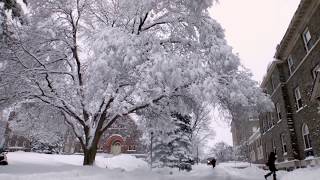 What the winters are like at Colgate University