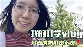 我在丹麦开学啦！快来看看丹麦物价贵不？又哭又笑的肉伊幼崽好辛苦～