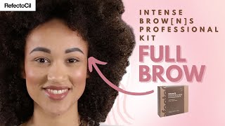 Full Brow Technique - RefectoCil Intense Brow[n]s Professional Kit! 😍