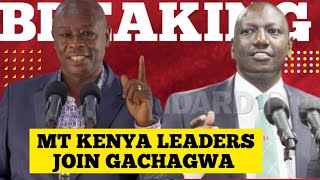 BLOW TO RUTO AS MT KENYA LEADERS WALKOUT ON HIM AND. JOIN GACHAGWA AHEAD OF 2027