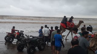 Dandi Beach 🏖️ in Monsoon | Navsari Dandi Beach Gujarat India