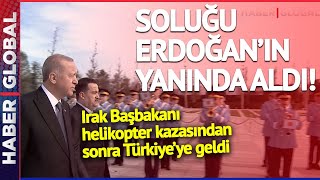 SON DAKİKA! Dünyayı Sarsan Helikopter Kazasının Ardından Irak Başbakanı, Erdoğan'ın Yanına Geldi!