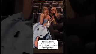 Taylor Swift and Beyonce were both incredible at the Erastour movie premier #shorts #youtubeshorts