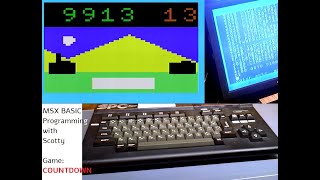 MSX GAME: COUNTDOWN - BASIC Game Programming