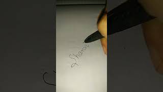 shanvi name writing 🙂😍#hiba's happy world