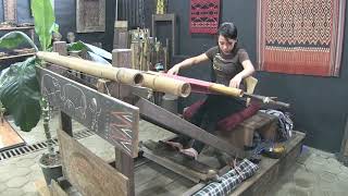 Traditional Ikat Weaving in Toraja, Sulawesi