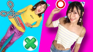 服の賢いDIYライフハック！今すぐ簡単タダで可愛いリメイクしよう