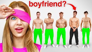 Girlfriend Tries To Find Boyfriend Blindfolded! *Emotional*