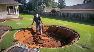 Man Transforms His Backyard with DIY and Saves Over $70,000 | Start to Finish by @DesignsbyDonnie