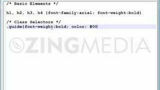 CSS Introduction: using the span element