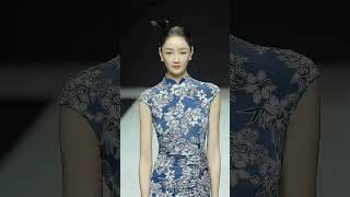 2023深圳时装周Xulu 新派旗袍秀，模特赫敏身高183  2023 Shenzhen Fashion Week Xulu New Style Cheongsam Show2