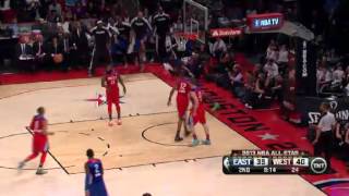 2013 NBA All Star Game East vs West Highlights