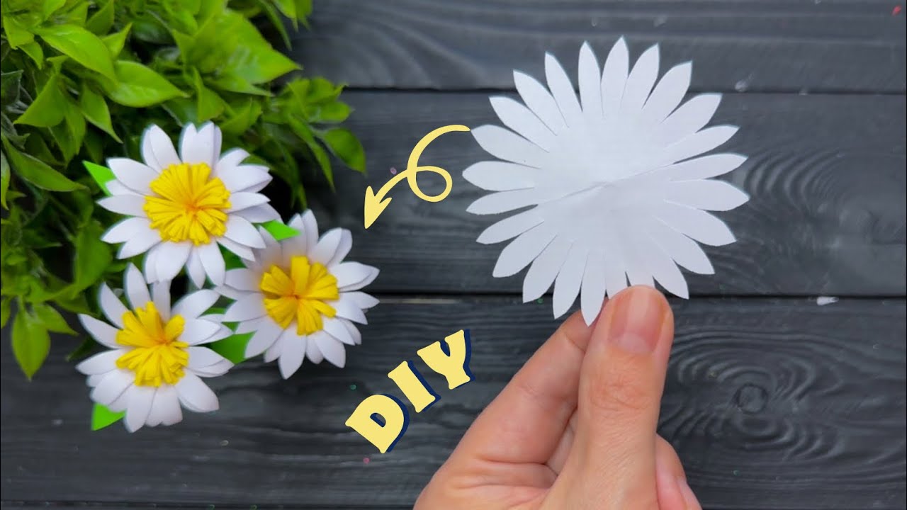 Easy Origami Flowers Daisy Craft For Kids Create A Bouquet Of Paper