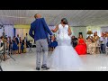 Bride & Groom's epic reception entrance dance