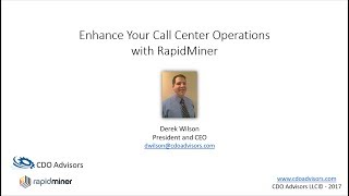 Enhance Your Call Center Operations with RapidMiner