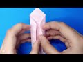 no glue origami mini button pop it paper craft moving paper toy