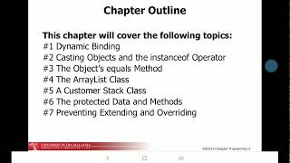 SSK3101 Polymorphism (Part 2: Casting Objects)