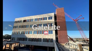 GateLite, a thin architectural concrete facade