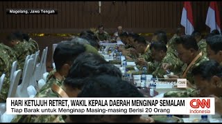 Hari Ketujuh Retret, Wakil Kepala Daerah Menginap Semalam