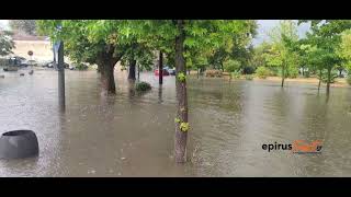 Πλημμύρες στα Ιωάννινα 18-8-24 ⛈️⛈️.