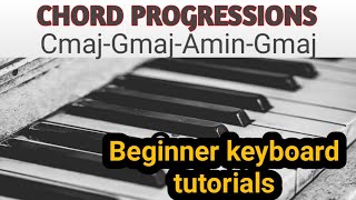 Lesson 7. Beginner keyboard tutorials in telugu | Lesson 8 easy chord progressions