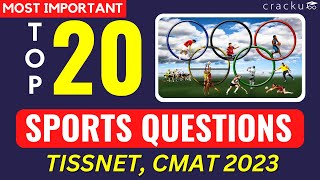 Most Expected GK Sports Questions | General Knowledge For MBA Exams 2023 | TISSNET & CMAT