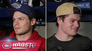 Evans, Caufield + more Habs address the media at practice | LIVE PRESS CONFERENCES