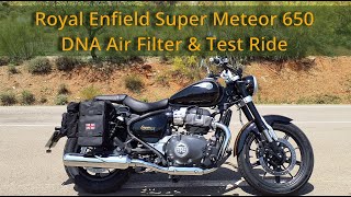 Royal Enfield Super Meteor 650 - DNA Air Filter \u0026 Test Ride