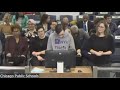 senn hs student leo s. speaks on pe waivers u0026 arts program at cboe meeting 01 30 25