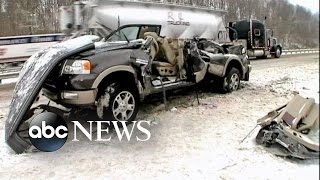 Snow Causes Thousands of Car Crashes