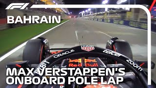Max Verstappen's Pole Lap | 2023 Bahrain Grand Prix | Pirelli