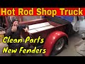 Model A Hot Rod Shop Truck:  Parts Back from the Sandblaster