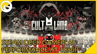 15 Minutes of Cult of the Lamb Steam Deck Gameplay (1080p60fps)